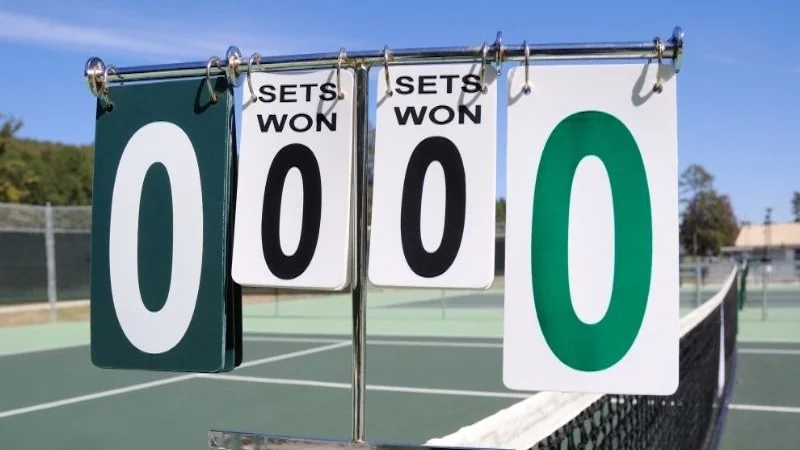 Tỷ số Tennis có cách tính đơn giản